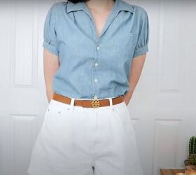 styling my reversible tory burch belt in five different ways, Classic summer look