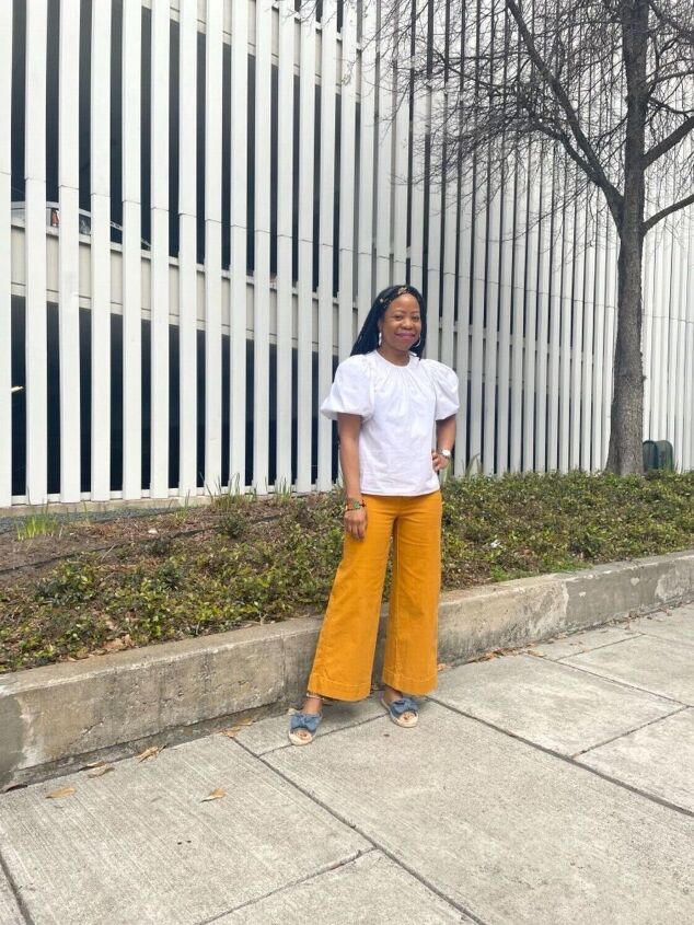 4 ways to style wide leg crop pants