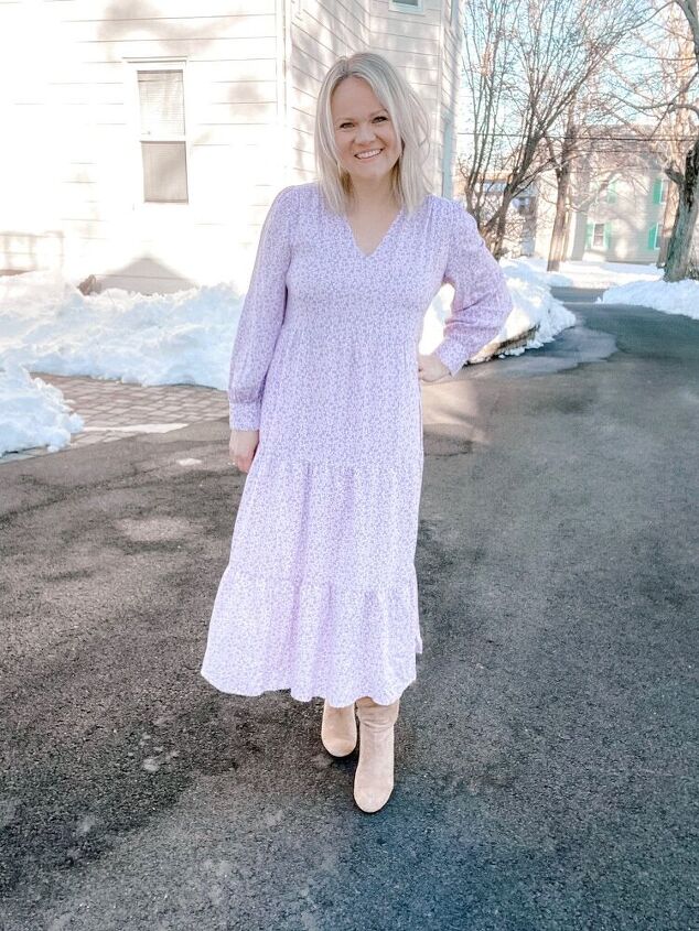 rounding up spring dresses on a budget from target, Lilac Spring dress from Target