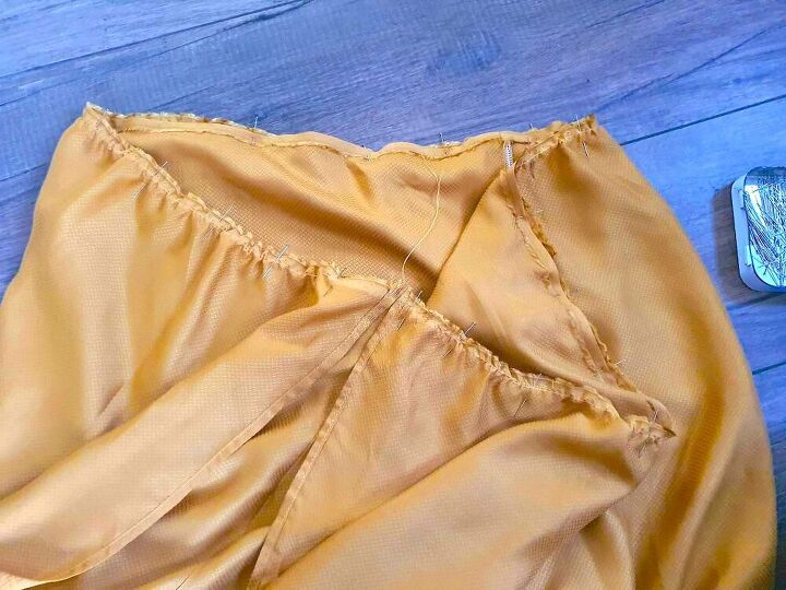 how to easy oversized t shirt maxi dress with gathered hem slit