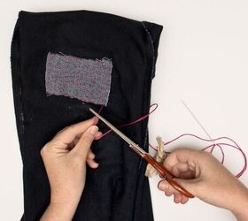 mending with sashiko inspired sewing repairs