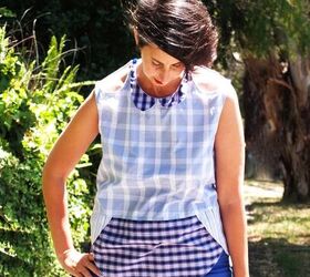 upcycle old business shirts and make a new blouse the crescent blo
