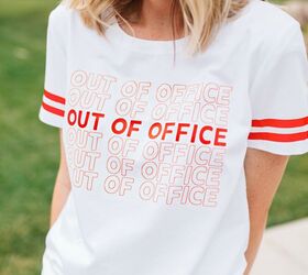 diy out of office t shirt