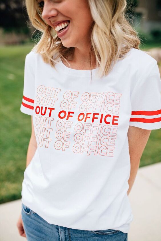 diy out of office t shirt