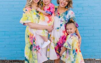Mommy & Me Fashion: DIY Ice Dyed Dresses (VIDEO)