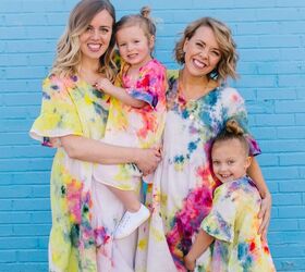 mommy me fashion diy ice dyed dresses video