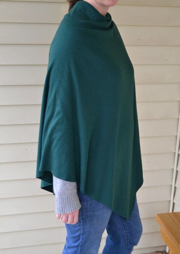 easy diy poncho you can sew in minutes
