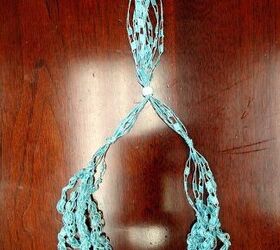 crocheted necklace
