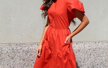 Short Sleeve A-Line Summer Dress