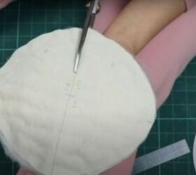 cool 80s nostalgia womens muscle shirt diy, Cut the circle in half