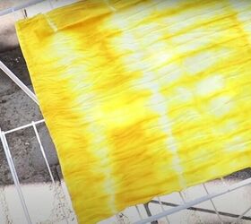 natural tie dye diy with turmeric, DIY natural tie dye