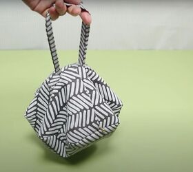 how to make a one handle bag, Finished one handle bag