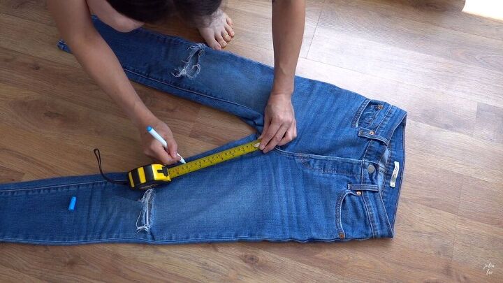 how to cut jeans into shorts in just 6 easy steps, How to cut off jeans into shorts