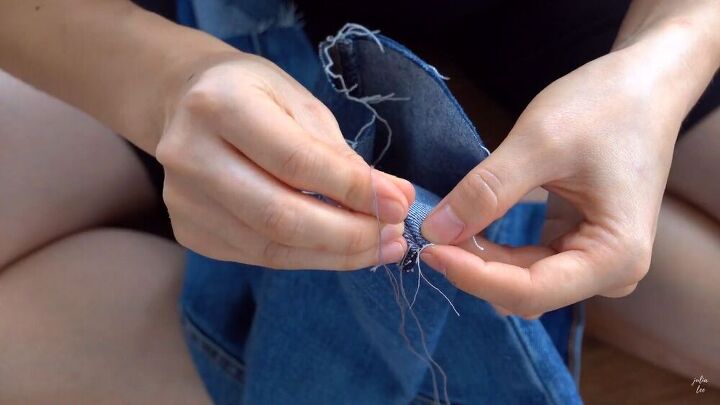 how to cut jeans into shorts in just 6 easy steps, How to cut pants into shorts