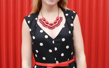 Red Statement Necklace for Spring