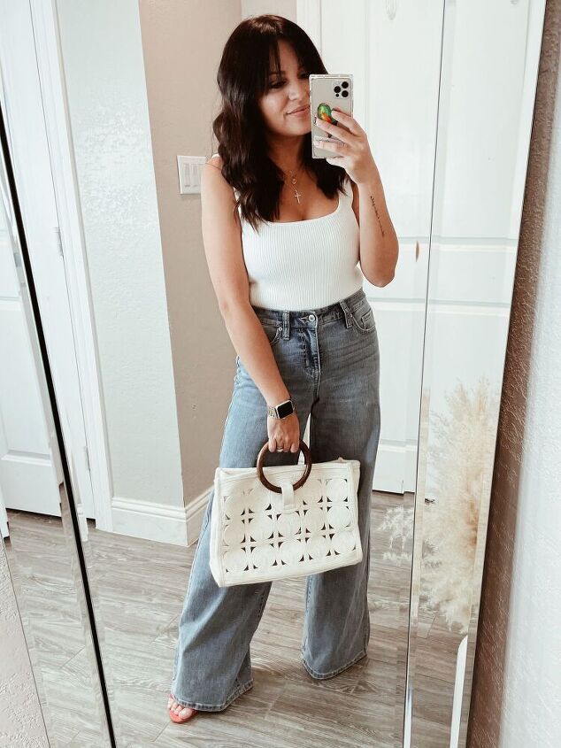 ways to style wide leg jeans