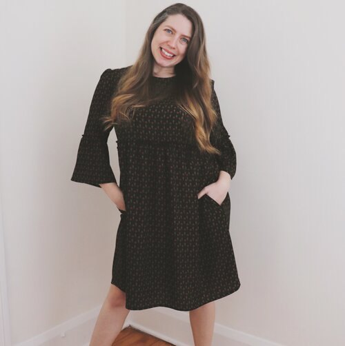 the perfect spring dress a sewing pattern review