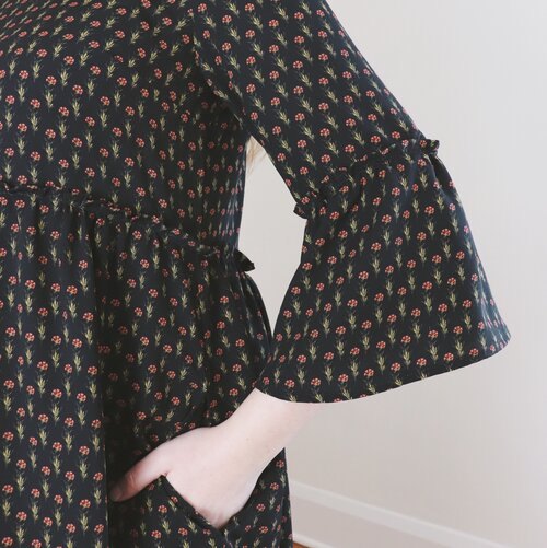the perfect spring dress a sewing pattern review