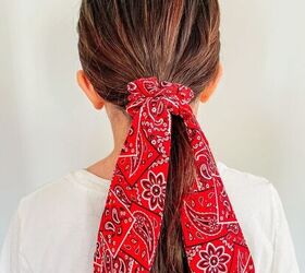 7 Easy Ways to Style a Scarf Scrunchie