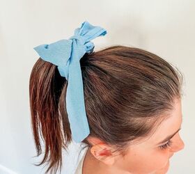7 easy ways to style a scarf scrunchie