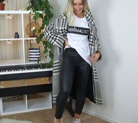 top tips for styling black leather leggings, Black leather leggings style
