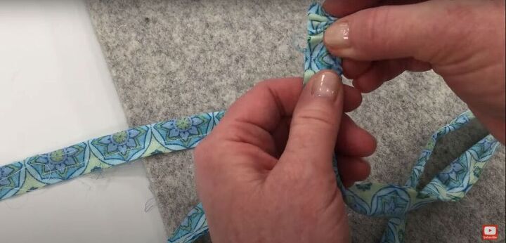 add some flair to your feet with diy shoelaces, Turn the fabric right side out