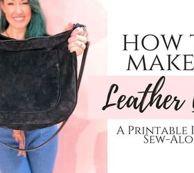 the easiest diy leather handbag youll ever make