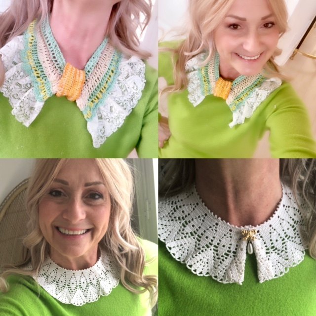 part 2 diy a collar from a doily