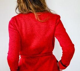 how to sew women s cardigan from sweater knit, HOW TO SEW WOMEN S CARDIGAN FROM SWEATER KNIT