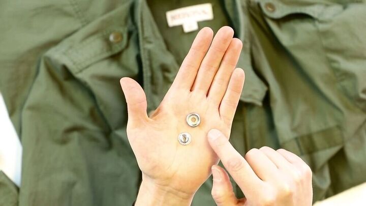 Jacket Button Fix How to Replace a Snap Button on a Jacket - Quick & Simple Tutorial ...