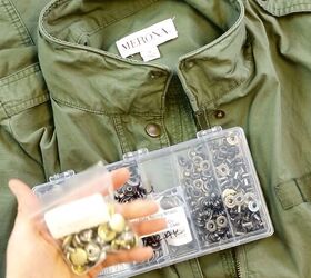 how to replace a snap button on a jacket quick simple tutorial, Replace a bag snap