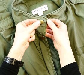how to replace a snap button on a jacket quick simple tutorial, Fixing a snap button on jacket