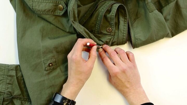 How to Replace a Snap Button on a Jacket - Quick & Simple Tutorial ...
