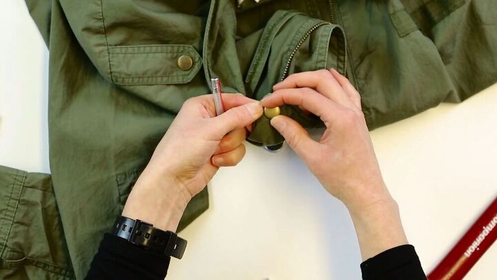 How to Replace a Snap Button on a Jacket - Quick & Simple Tutorial ...