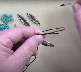 step by step beaded leather necklace tutorial, Remove the tube