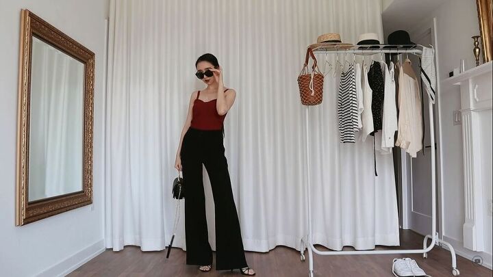 how to style wide leg pants ten different ways, Styling wide leg pants