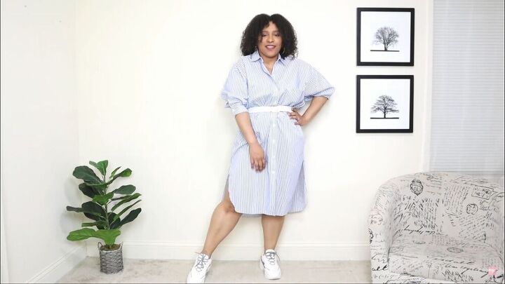 four spring wardrobe ideas how to style sneakers with dresses, Style sneakers