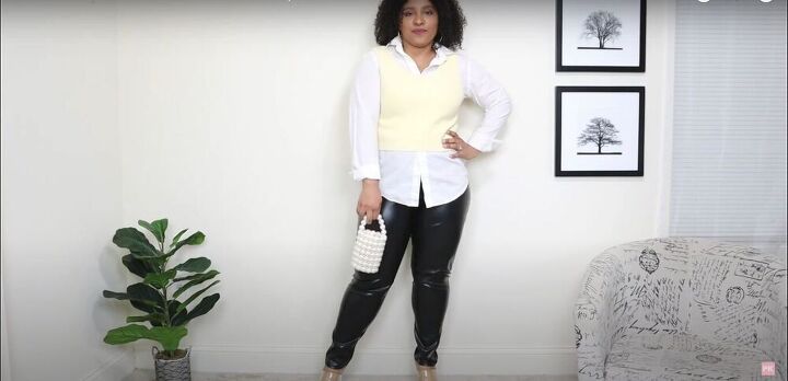 five fantastic ideas for how to style leather leggings, Easy leather leggings style