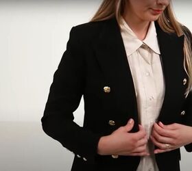 six ways to style the same shirt dress, Add structure with a blazer