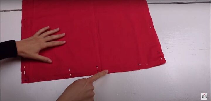 adorable diy tote bag tutorial, Leave a gap on the bottom edge