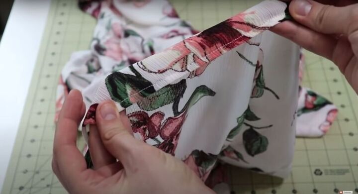 make it yourself kimono style cardigan for beginners, Hem the kimono