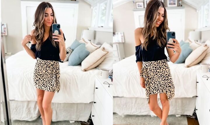 how to create 9 looks from 1 skirt, Basic skirt outfits