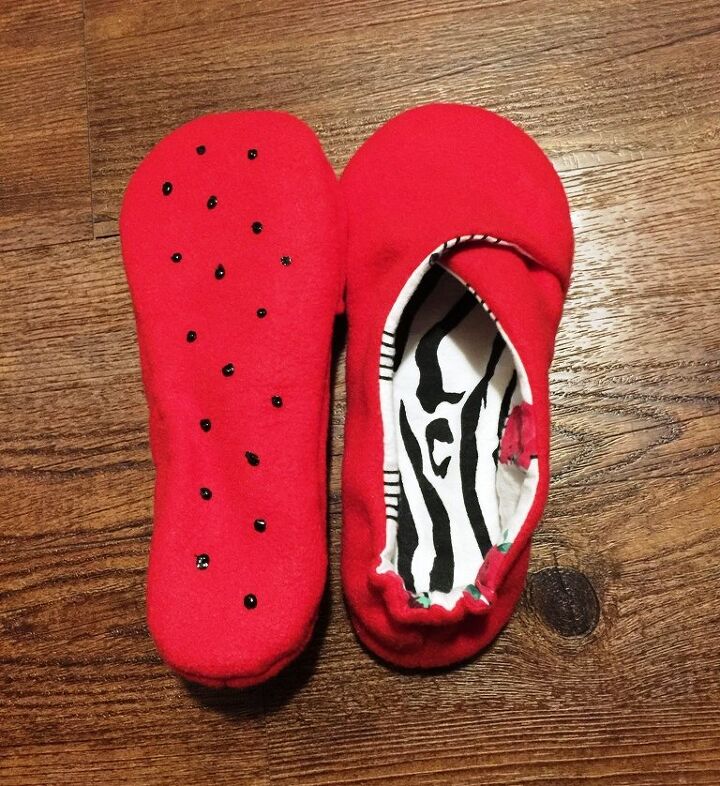 diy cozy slippers
