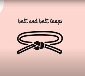 quick and easy top tutorial, Make the belt and belt loops