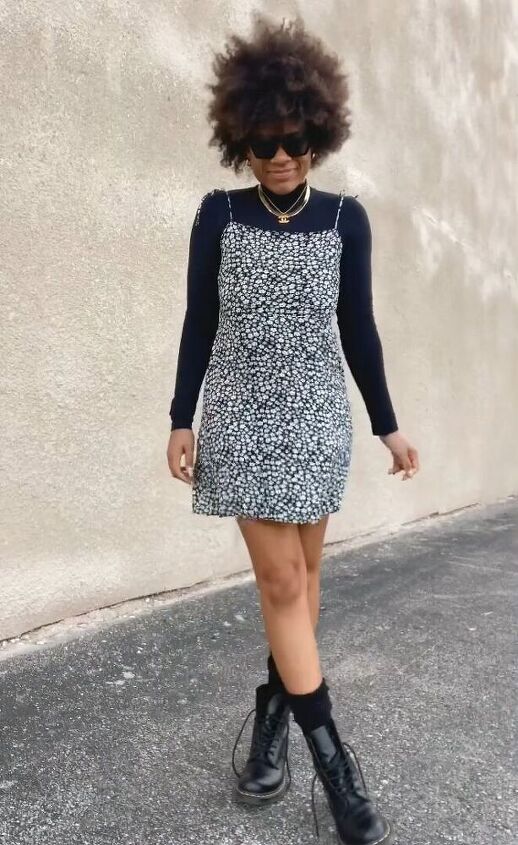skater dress with doc martens How To Wear Dresses With Dr Martens