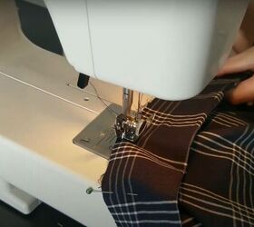 thrift flip mens pajama bottoms to diy skort, How to sew a DIY skort