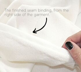 how to sew a knit seam binding the ilma raglan sewing tutorial the