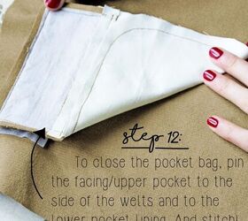 how to sew a double welt pocket the stone trouser sewing tutorial t
