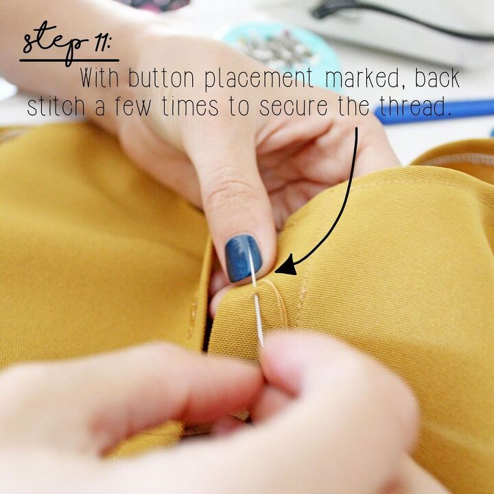how to sew a button the louisa midi sewing tutorial the flora modis