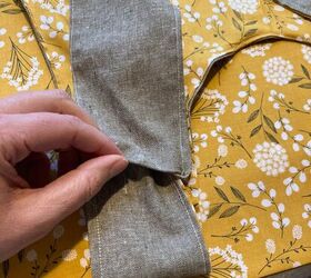 diy cross back reversible apron pattern linen and cotton